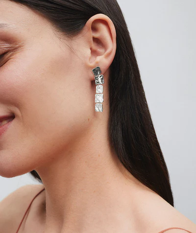 Pendientes Reflexes Silver Vidal & Vidal